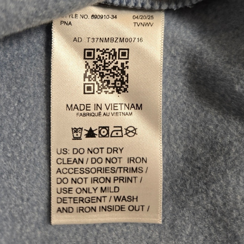 Puma Essentials 2 Color Logo Hoodie Cool Blue Fleece Pullover 690910 34 XXL - Picture 11 of 14